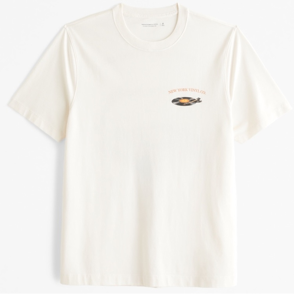 Abercrombie & fitch Vinyl Classic Polished Graphic Tee